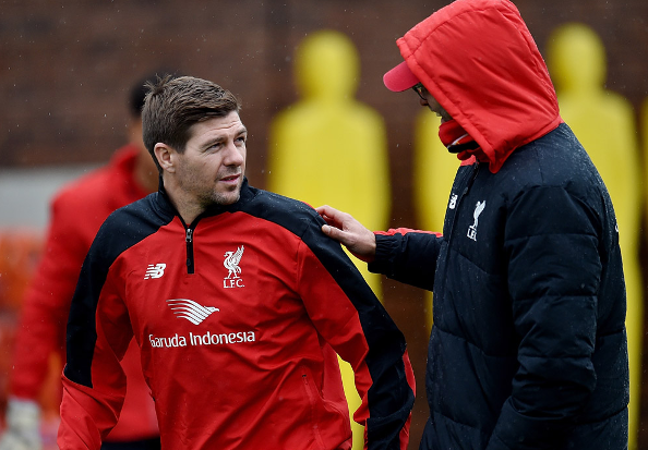 Steven Gerrard (Los Angeles Galaxy) est revenu à Liverpool et s'est entraîné