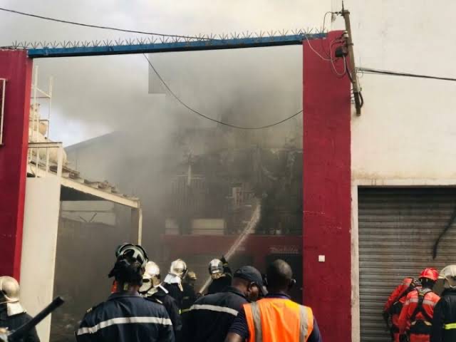 Port Autonome de Dakar : un incendie au Môle 1