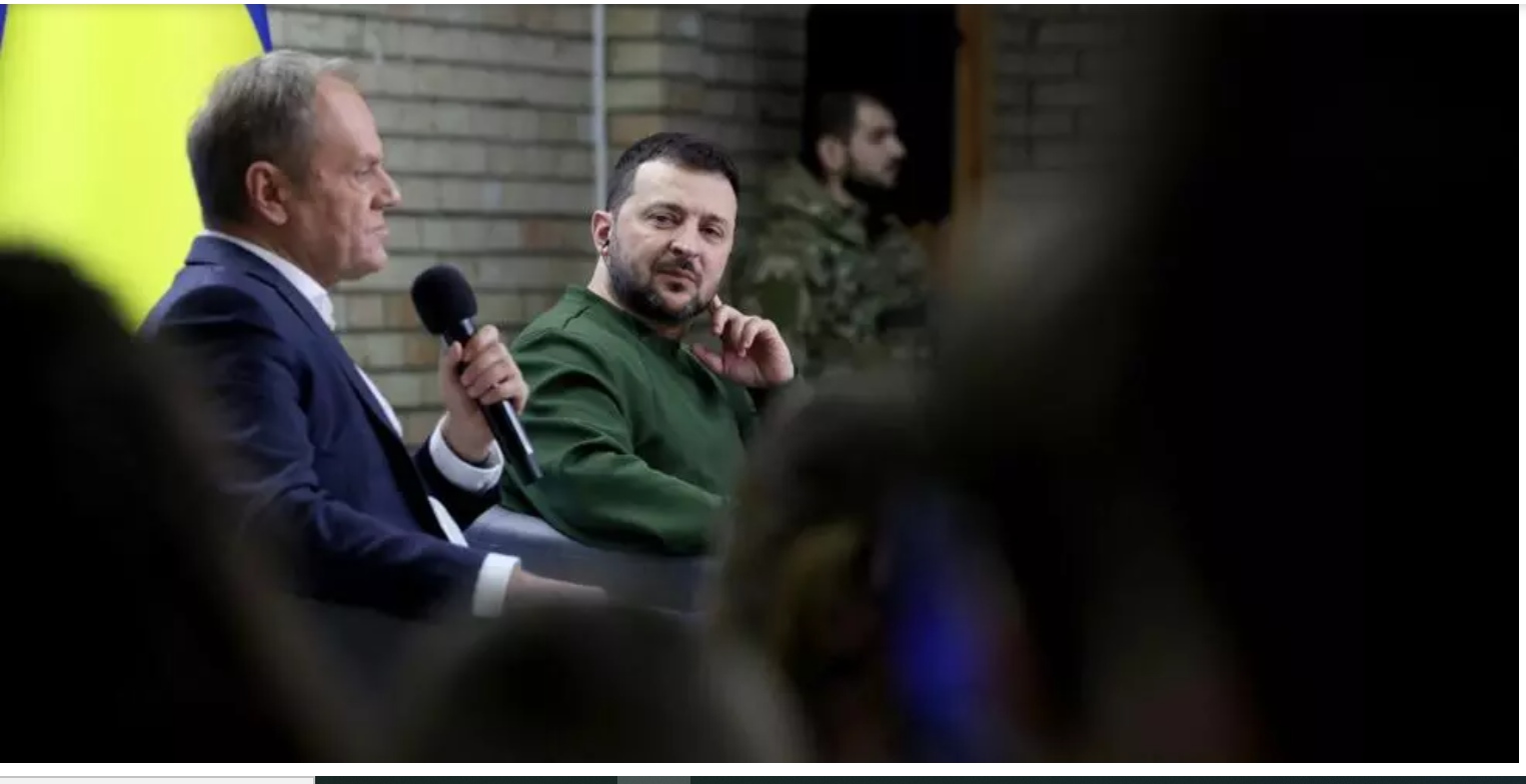 Les Européens, Pologne en tête, réaffirment leur soutien à Zelensky après le clash de Washington