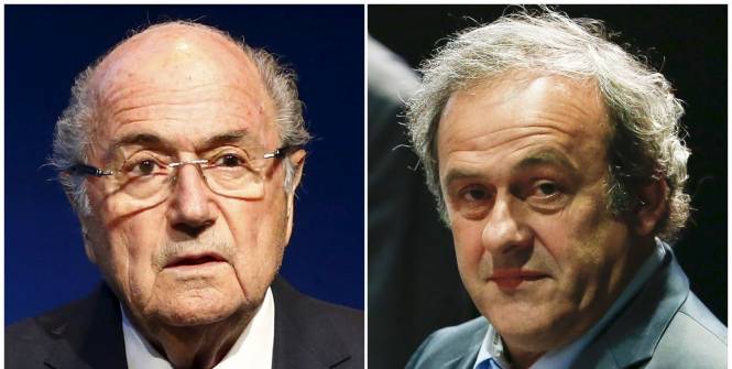 Michel Platini et Sepp Blatter suspendus 8 ans par le comité d'éthique de la FIFA