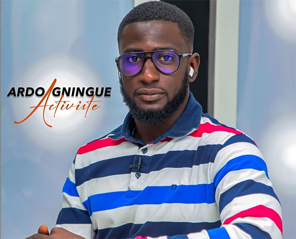L'activiste Ardo Gningue placé sous mandat de dépôt et jugé en flagrant délit