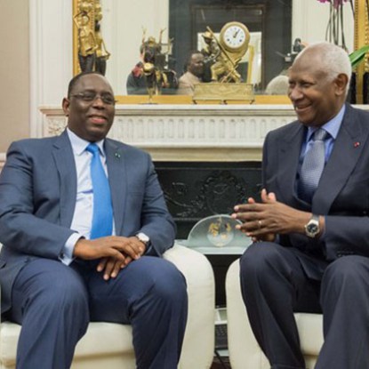 Quand Abdou Diouf tresse des lauriers à Macky: «Avec lui, je suis rassuré»