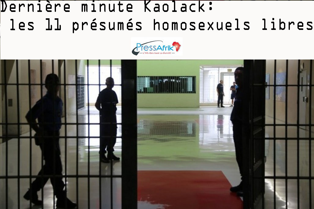 Dernière minute Kaolack: les 11 présumés homosexuels libres