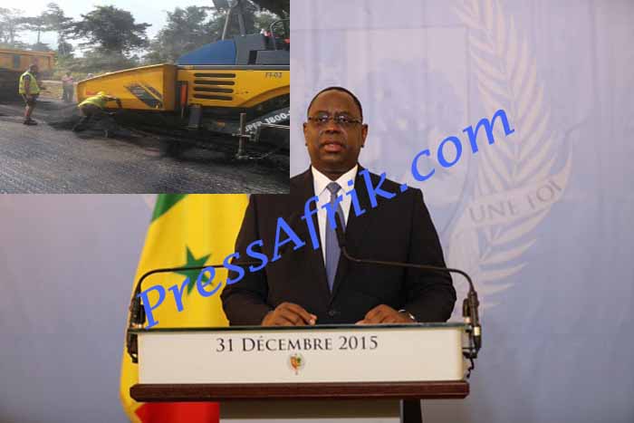 Macky Sall table sur les infrastructures routières pour booster le développement