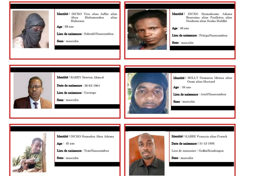 Burkina: 32 personnes recherchées pour des faits liés au terrorisme