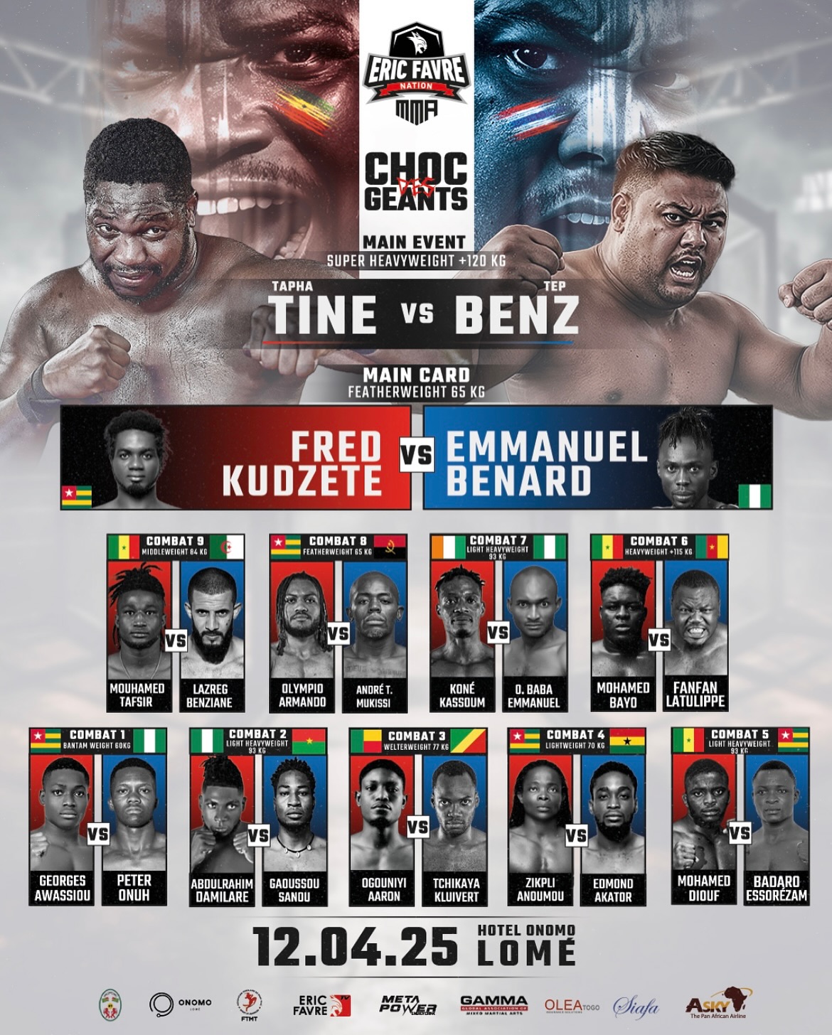 MMA – Gala Éric Favre Nations : carton plein des combattants sénégalais, Tapha Tine détruit son adversaire