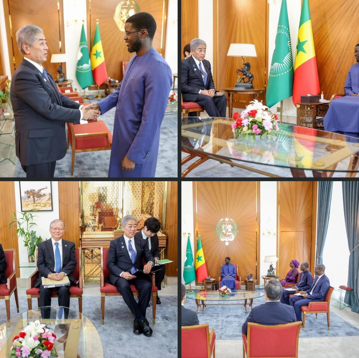 Coopération bilatérale : le chef de l’État reçoit le ministre japonais des Affaires étrangères