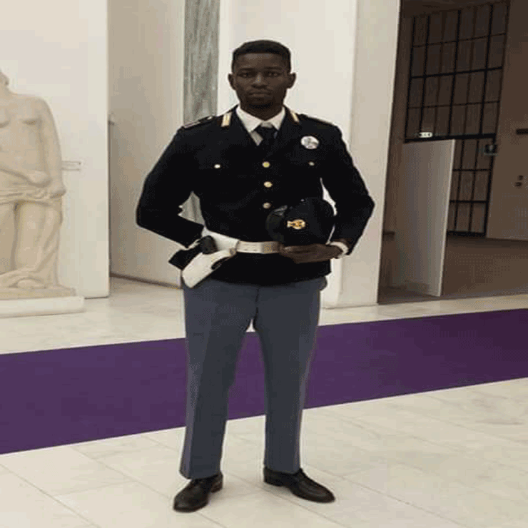 ​El Hadji Guèye, le policier sénégalais en Italie