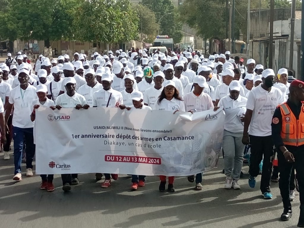 Ziguinchor : une marche organisée pour le deuxième anniversaire du dépôt des armes du front Nord du MFDC