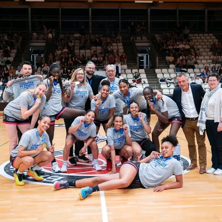 NF1 France (Basket) : Khadidiatou Diouf et Reims sacrées championnes de France 2025