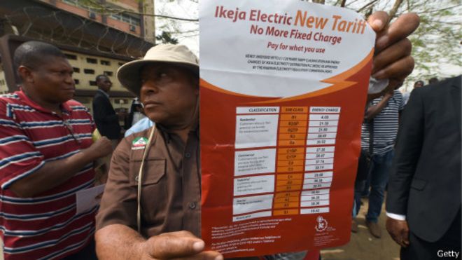 Manifestation nationale au Nigéria