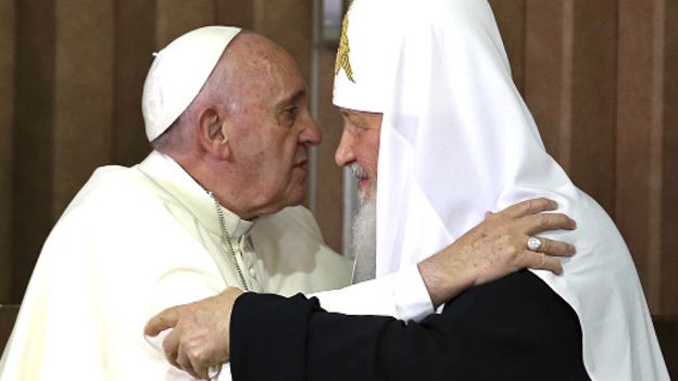 Le pape François en visite au Mexique