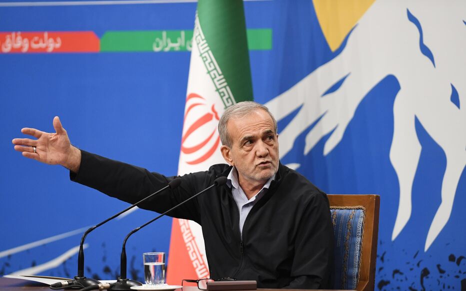 Le président Masoud Pezeshkian estime que « la volonté et la puissance du peuple iranien ont scellé la fin » de la guerre contre Israël. Icon Sport.