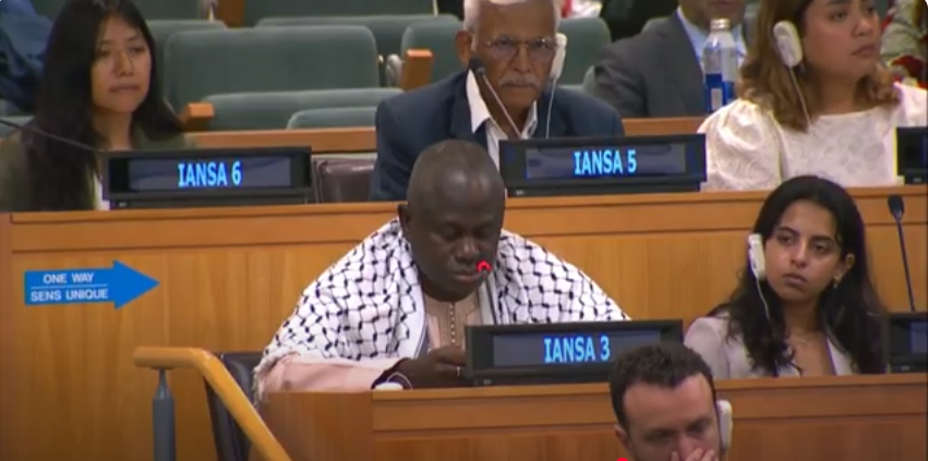 Commerce des armes : Seydi Gassama plaide à l’ONU pour un contrôle rigoureux des munitions conventionnelles