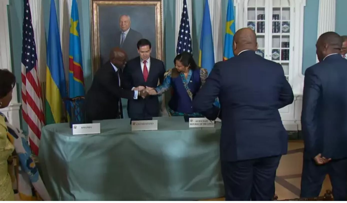 La RDC et le Rwanda ont signé un accord de paix à Washington