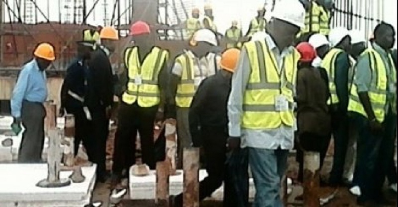 Chantier du parc industriel de Diamniadio: l’affaissement d’un échafaudage fait une dizaine de blessés