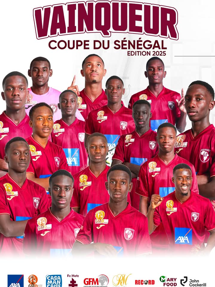 Foot : Génération Foot remporte la Coupe du Sénégal 2025 face au Jaraaf