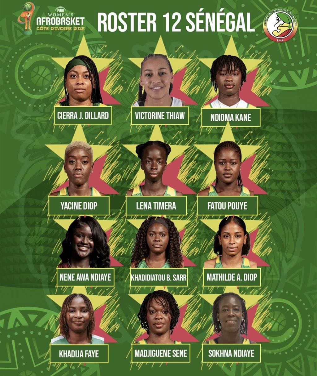 Afrobasket 2025 : Otis Hughley dévoile la liste des 12 « Lionnes » retenues