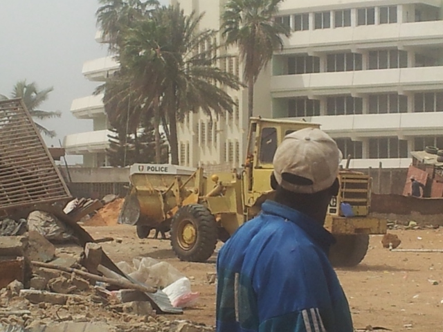 Dernière minute-Niarry Tally : Chaude opération de déguerpissement des occupants du site situé en face du terrain