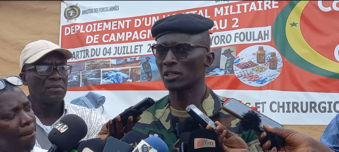 Médina Yoro Foula : plus de 11 000 prestations médicales gratuites offertes en un mois par l’hôpital militaire de campagne