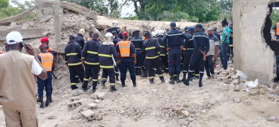 Sédhiou : deux morts retrouvés suite à l’effondrement d’un immeuble à Dembaya