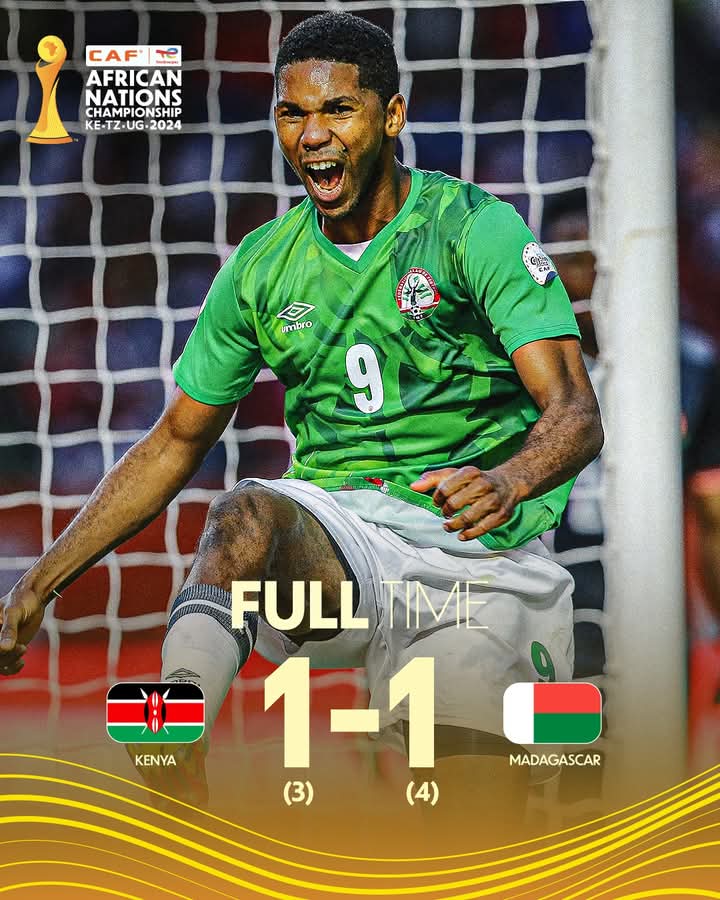CHAN 2024: Madagascar file en demi-finales  après son succès aux tirs au but contre le Kenya