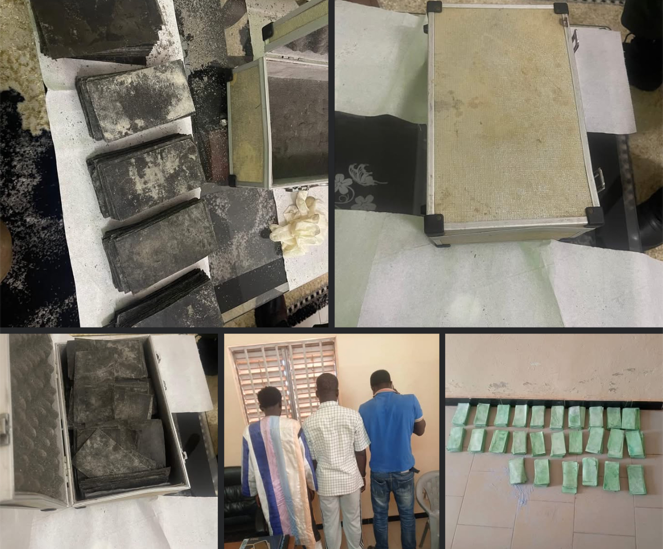 Faux monnayage : saisie de billets noirs d’une valeur de 340 millions de francs CFA à Ziguinchor et Ngaye Mékhé