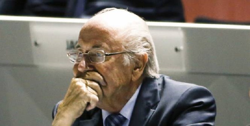 Sepp Blatter a réagi avec étonnement à la perquisition au siège de la FFF. (Reuters)