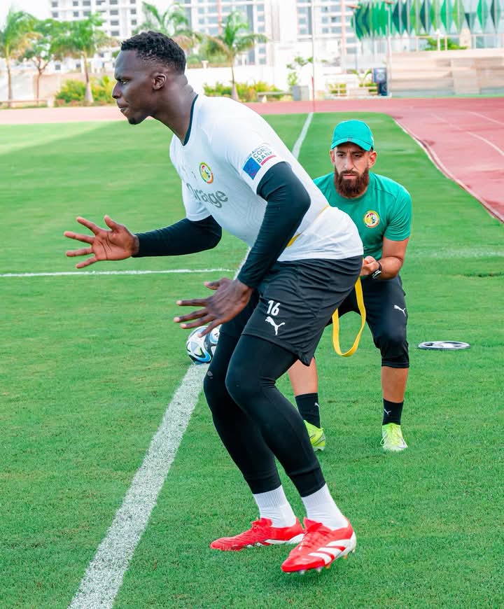 Équipe du Sénégal : Édouard Mendy s'est entraîné avec le groupe 