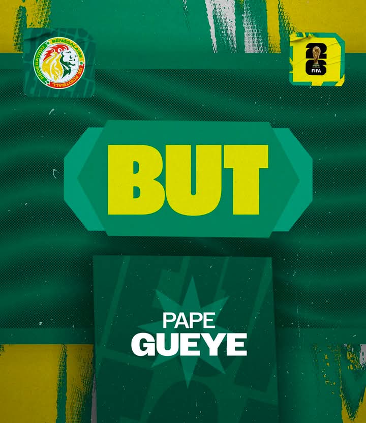 Eliminatoires Mondial 2026 : la RDC mène (2-1) face au Sénégal (mi-temps)