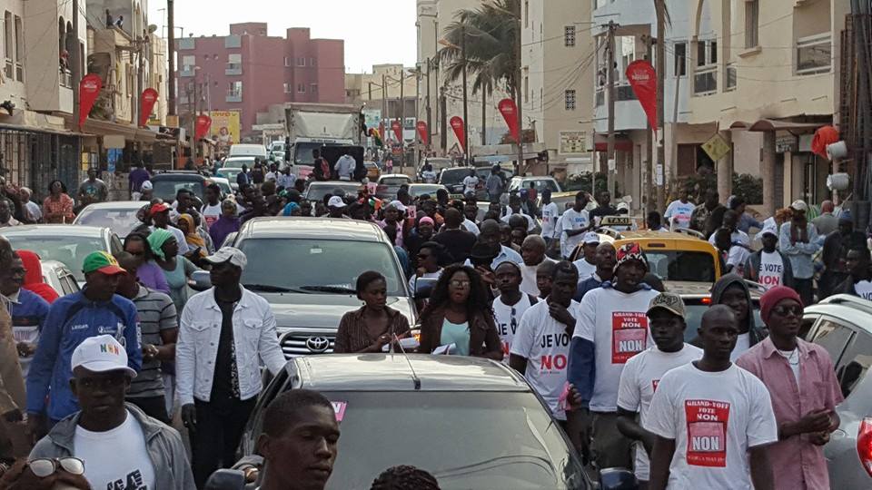 Images-Référendum du 20 mars : Caravane du Front Ñaani Bañna