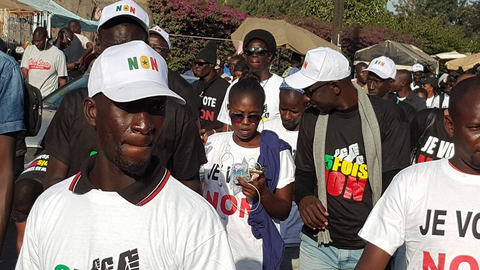 Images-Référendum du 20 mars : Caravane du Front Ñaani Bañna