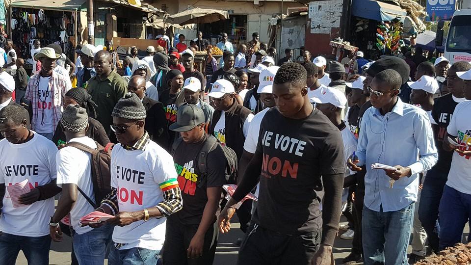Images-Référendum du 20 mars : Caravane du Front Ñaani Bañna