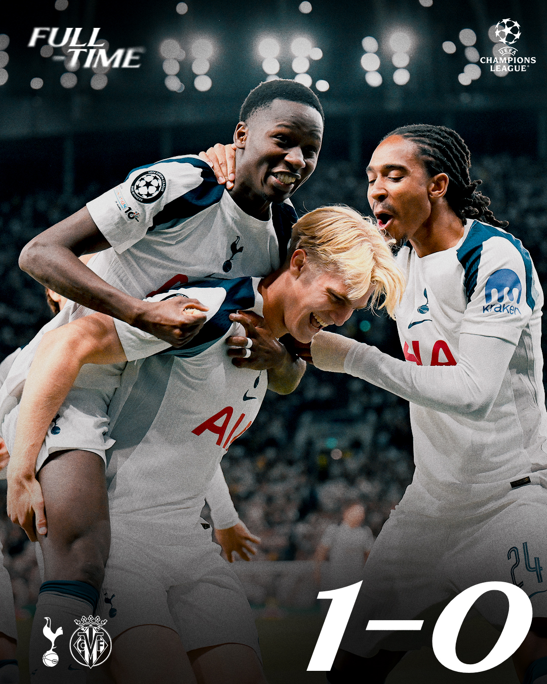 Ligue des Champions : Tottenham de Pape Matar Sarr assure le minimum face au Villareal de Pape Gueye 