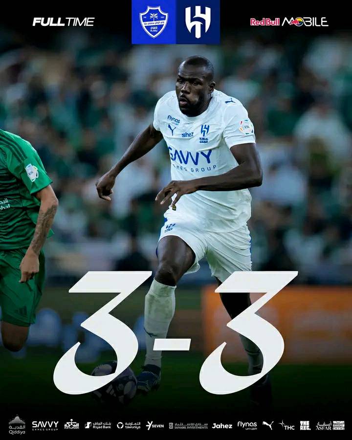 Saudi Pro League : Al Hilal et Al Ahli se neutralisent au terme d’un spectaculaire 3-3