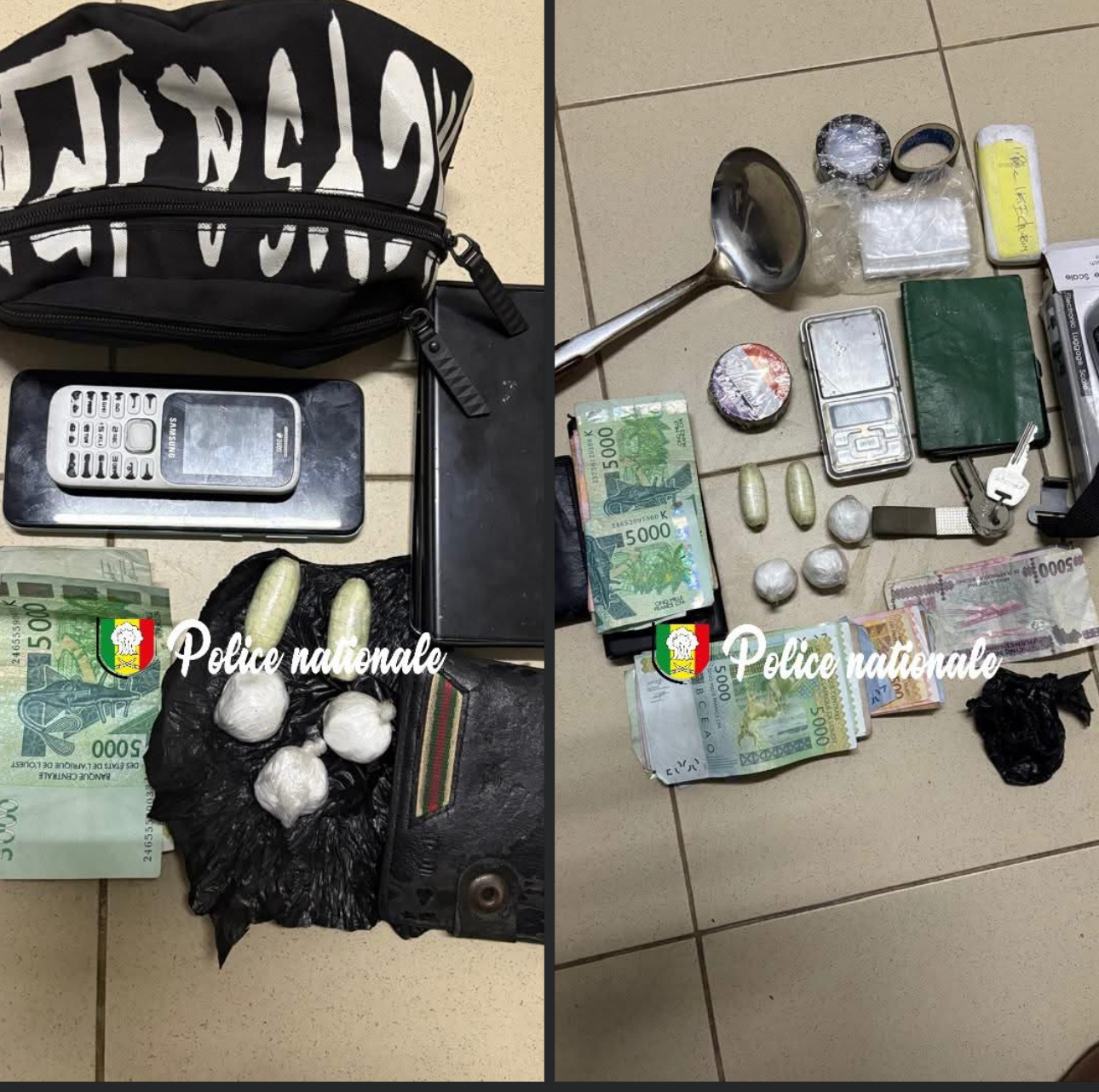 Trafic de cocaïne et crack : trois individus arrêtés à Dakar, un pot-de-vin proposé aux enquêteurs