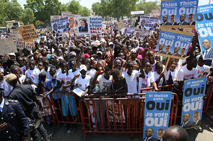 Macky Sall : «Le referendum dépasse le cadre partisan des partis politiques».