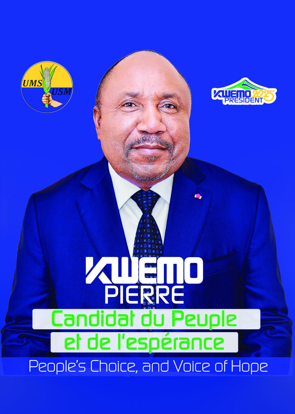 Le candidat à la présidentielle camerounais 2025, Pierre Kwemo. © Avec l'aimable autorisation de Pierre Kwemo
