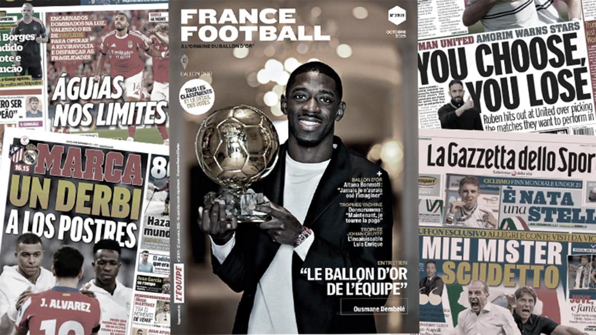 L’OM leader enflamme la presse française, Harry Kane plus fort que Cristiano Ronaldo