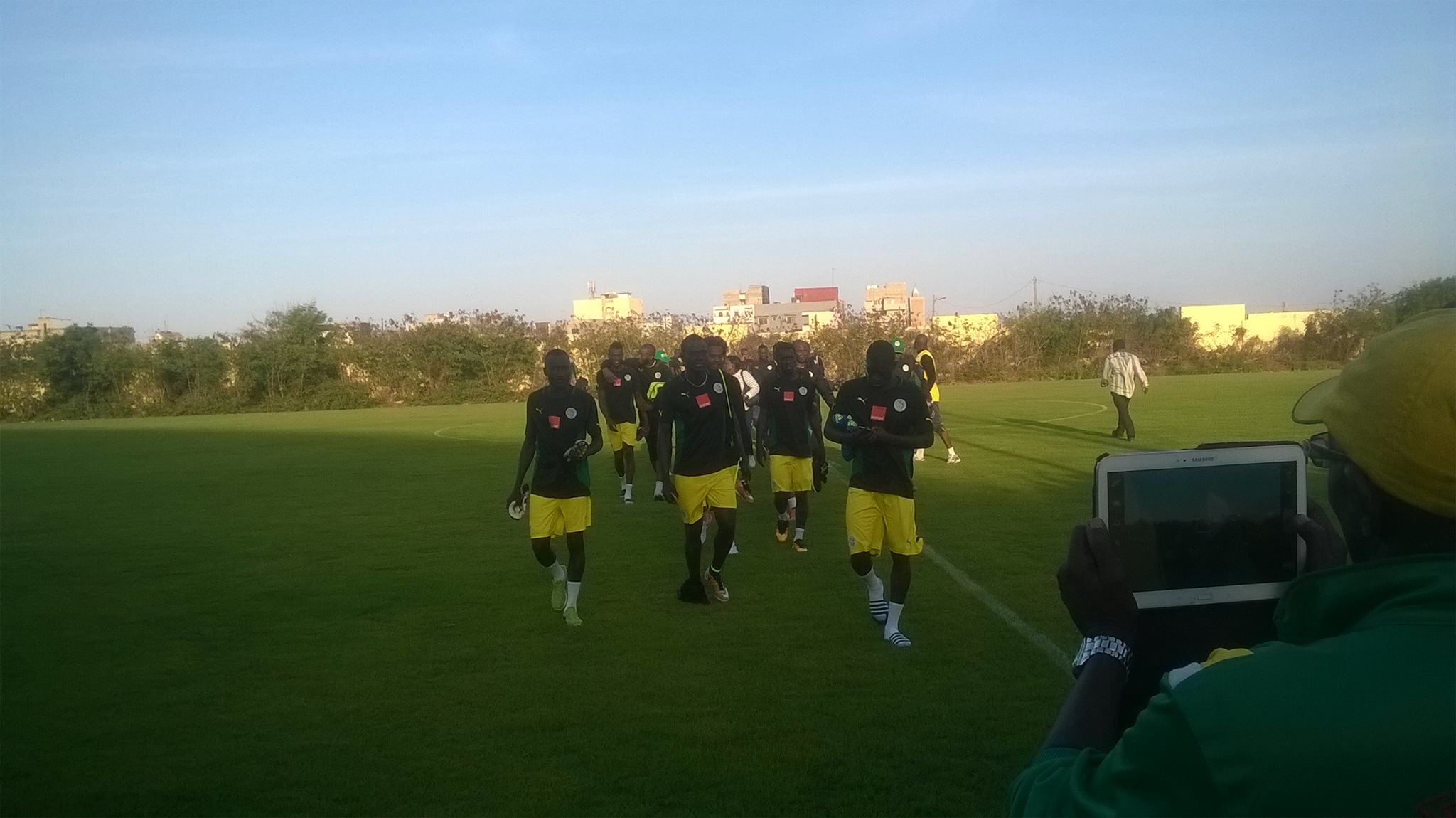Sénégal / Niger - 2ème galop d'entraînement des "Lions": Aliou Cissé insiste sur le bloc équipe