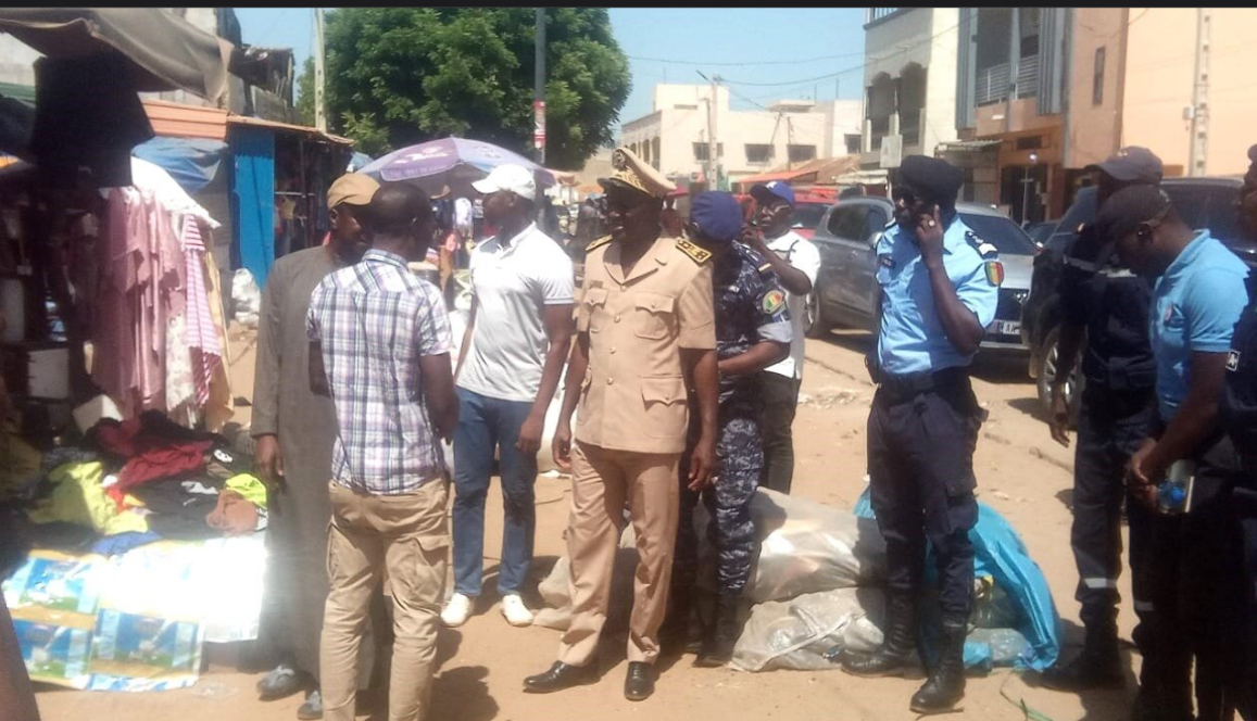 Tivaouane : le préfet lance l’opération de libération des voies publiques