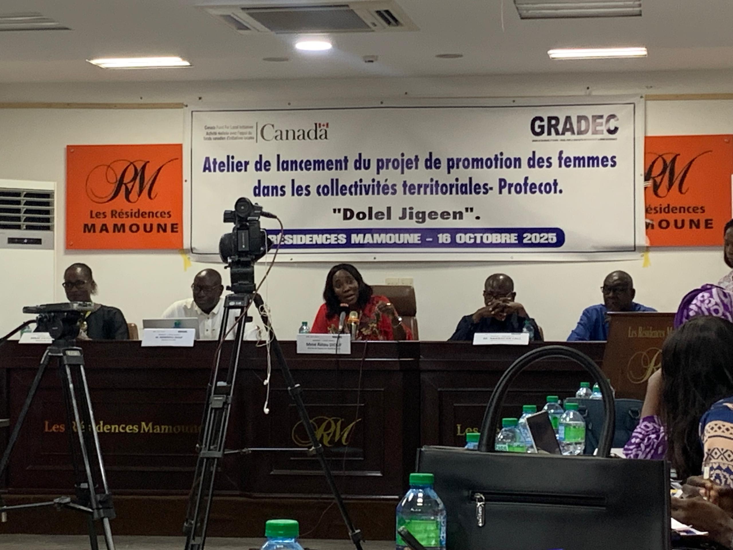 Profecot « Dolel Jigeen » : un projet pour booster la présence des femmes dans les exécutifs locaux