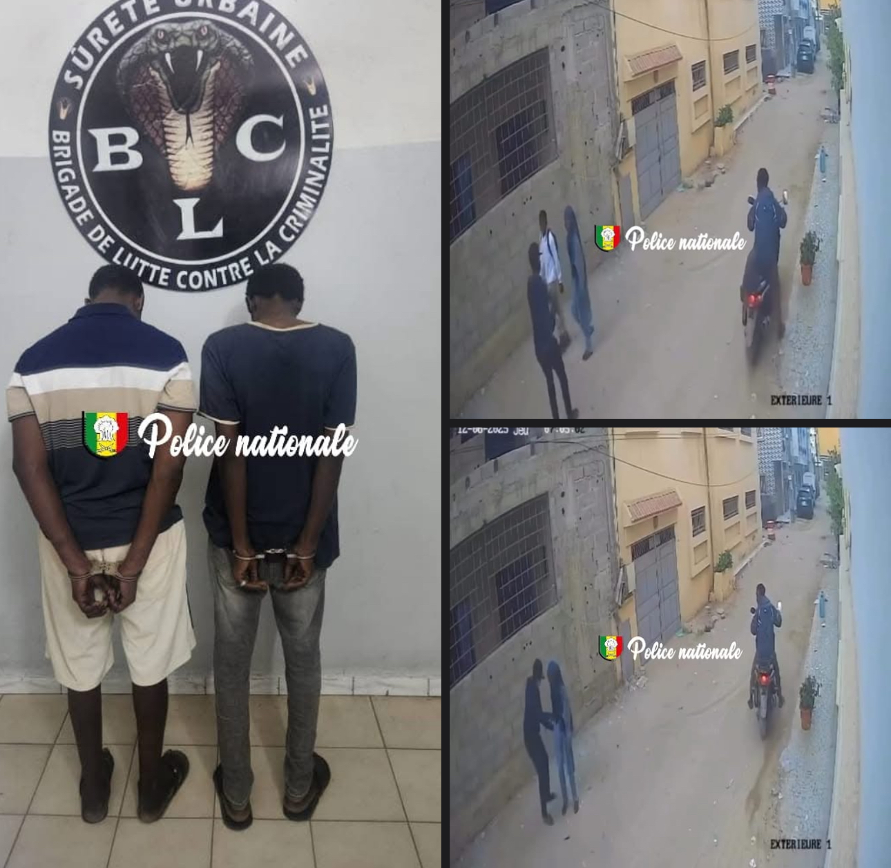 Vol à main armée : la police de Dakar arrête deux suspects