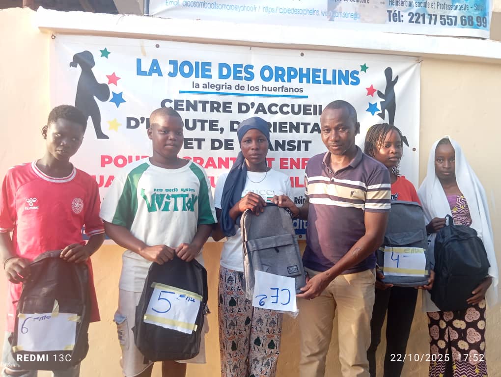 Kolda : l’association « La Joie des Orphelins » soutient la réussite scolaire des enfants vulnérables