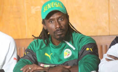 Aliou Cissé coach des  Lions-«Sur le bilan comptable d'après match, je suis satisfait du résultat»
