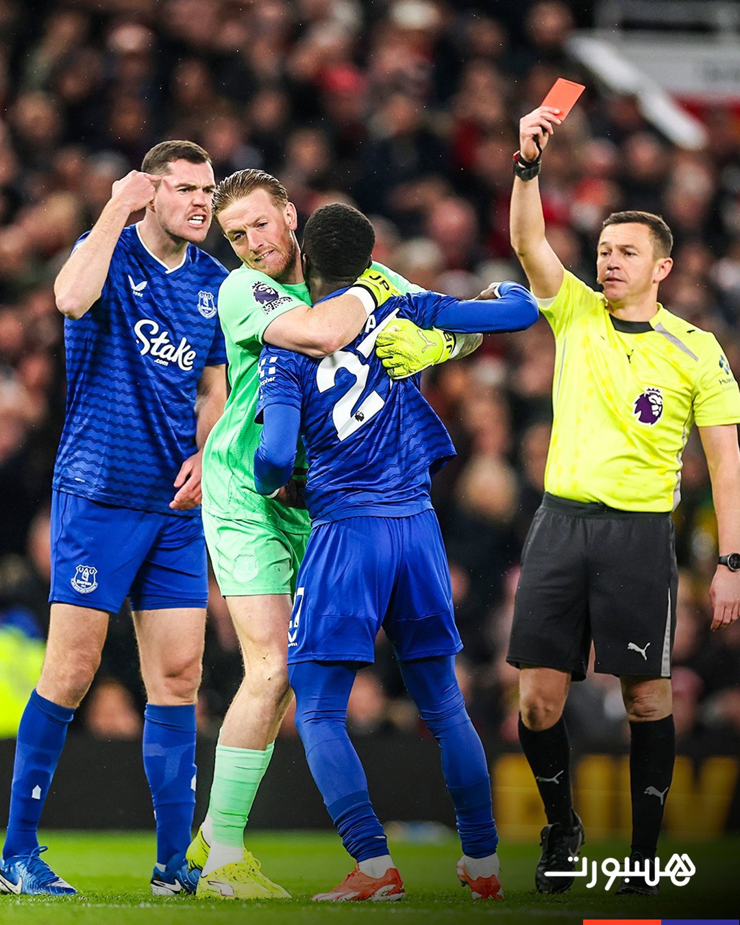 Premier League : Everton surprend Man United à Old Trafford, Gana Gueye voit rouge