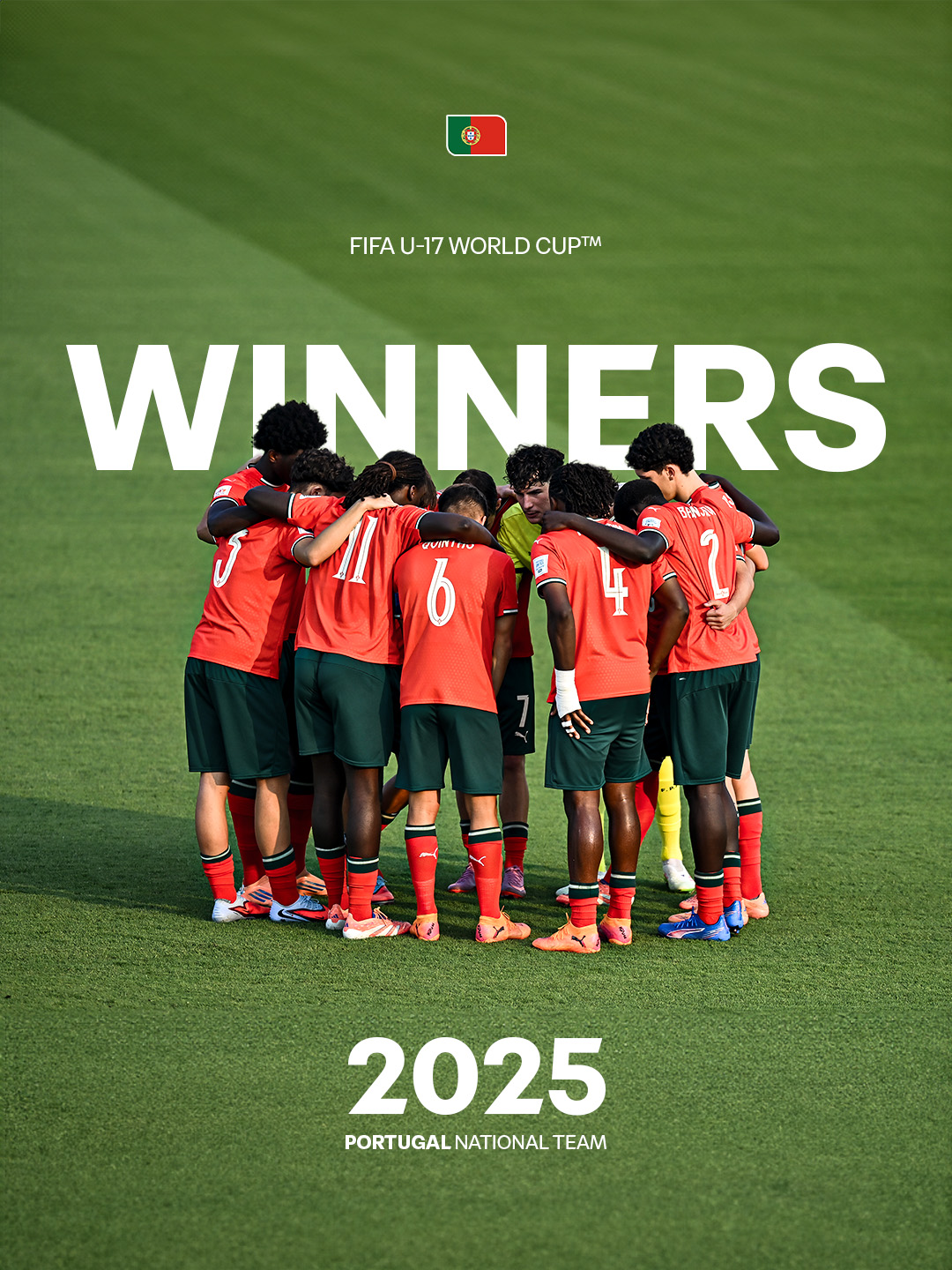 Mondial U17 : le Portugal domine l’Autriche et décroche son premier titre