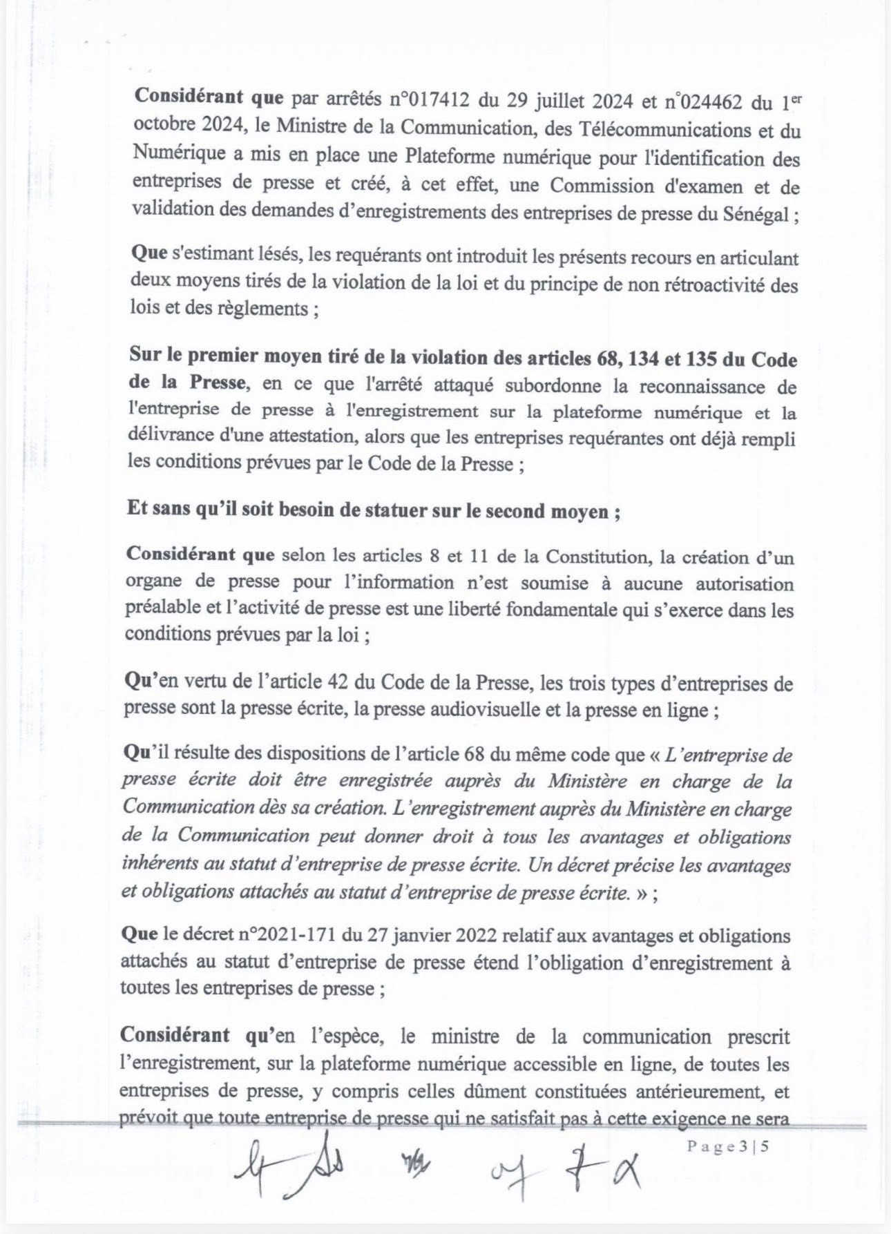 Bras de fer État–médias : la décision de la Cour suprême portant annulation des arrêtés du ministère de la Communication