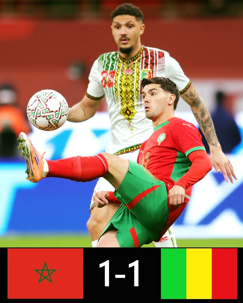 CAN 2025 : le Maroc et le Mali se neutralisent (1-1)