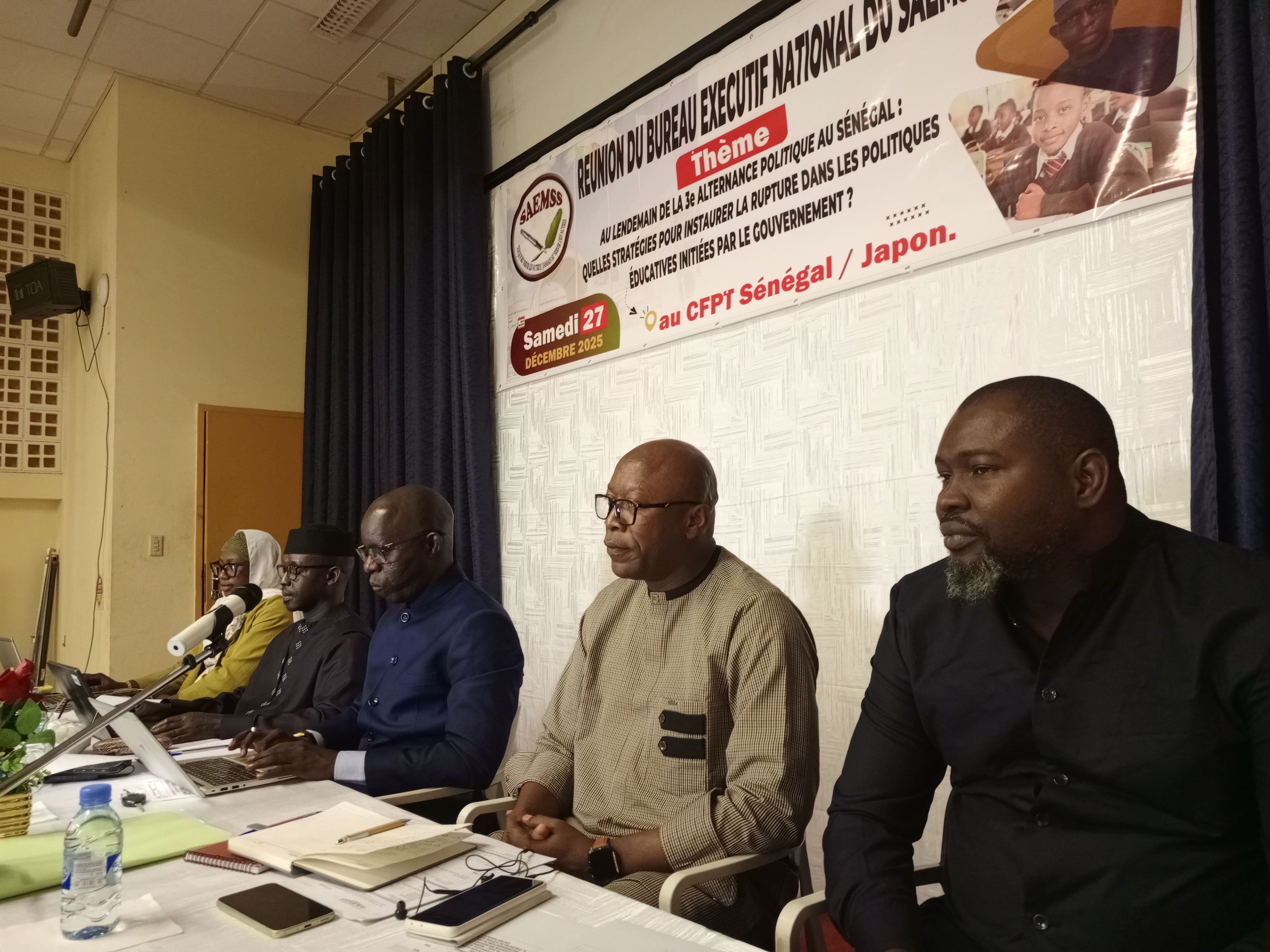 Éducation : le SAEMS annonce une intensification de la lutte et menace de durcir le bras de fer avec le gouvernement